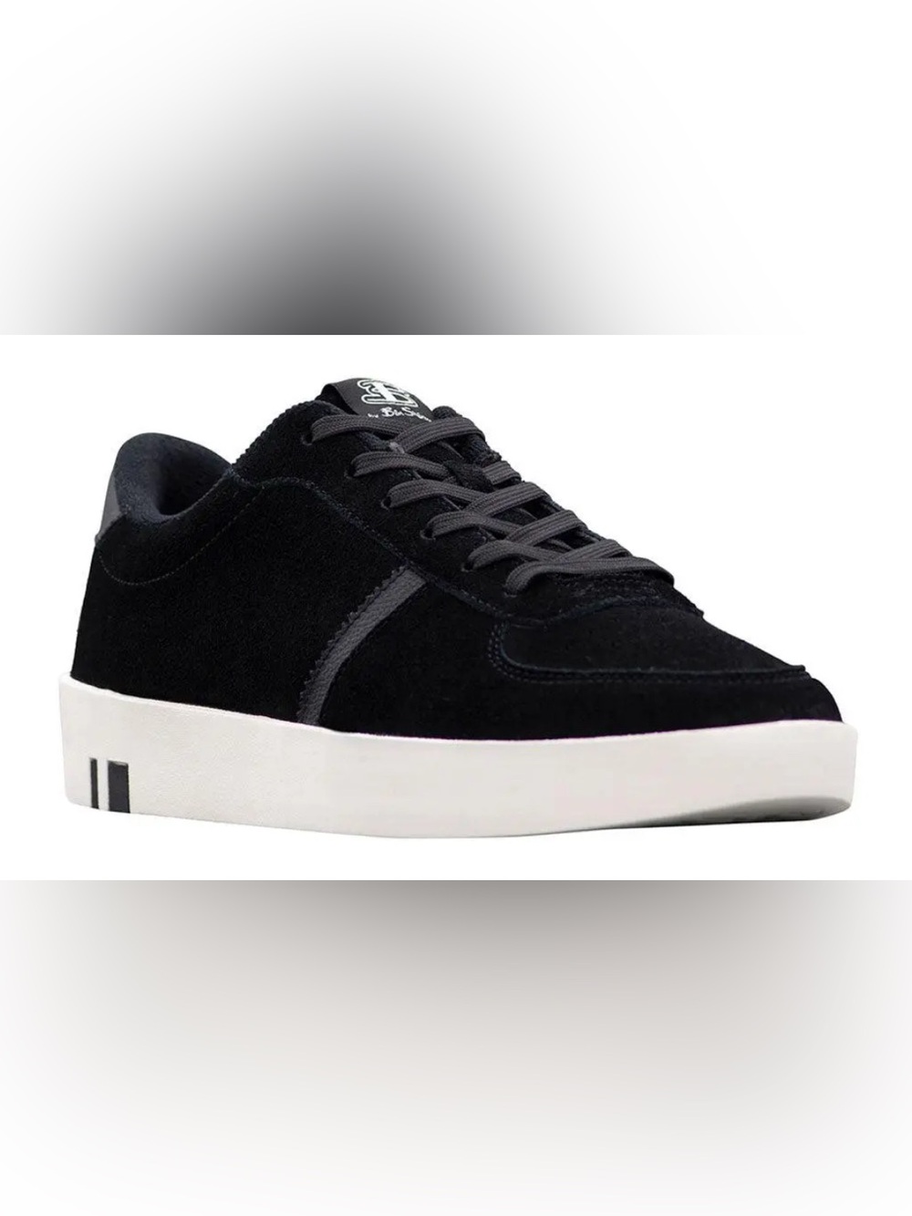 Ben Sherman Men's Richmond Black Suede Low-Top Sneakers - New in Box Size 10.5